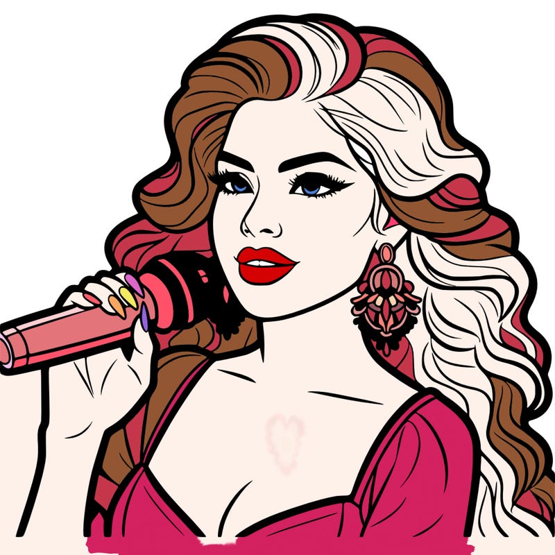 beautiful latina singer