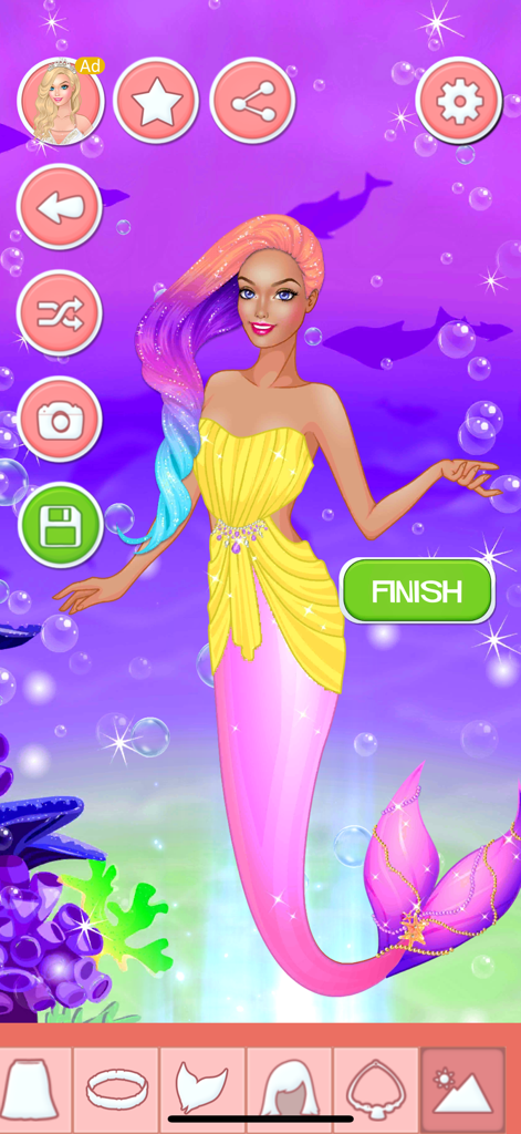 Mermaid Beauty Dress-Up Games - Games App | MWM