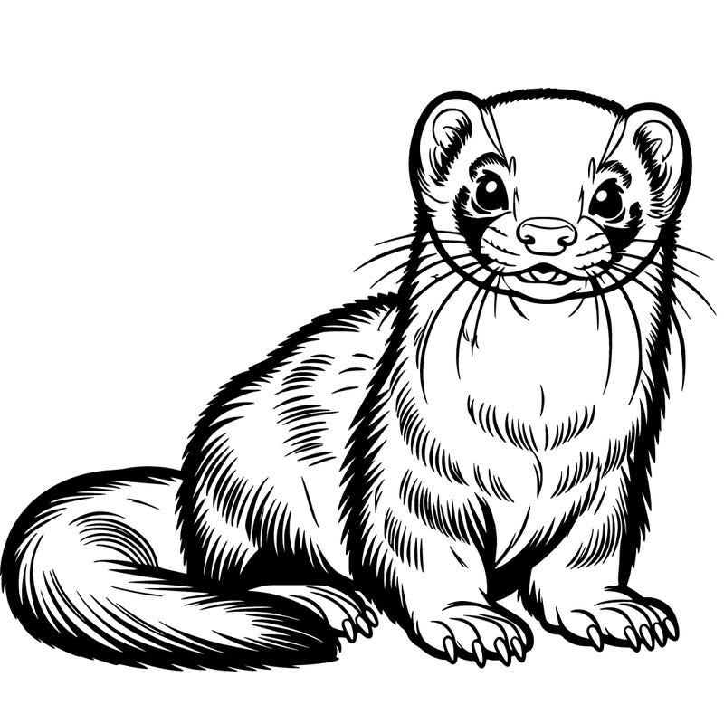 ferret that is realistic
