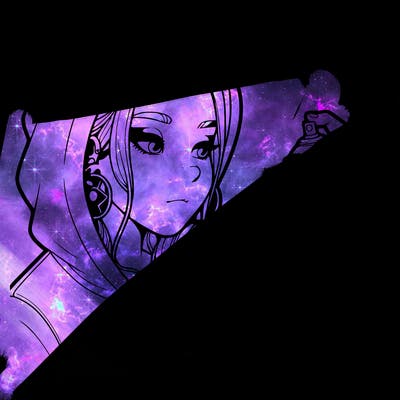 a realistic girl, spray painting