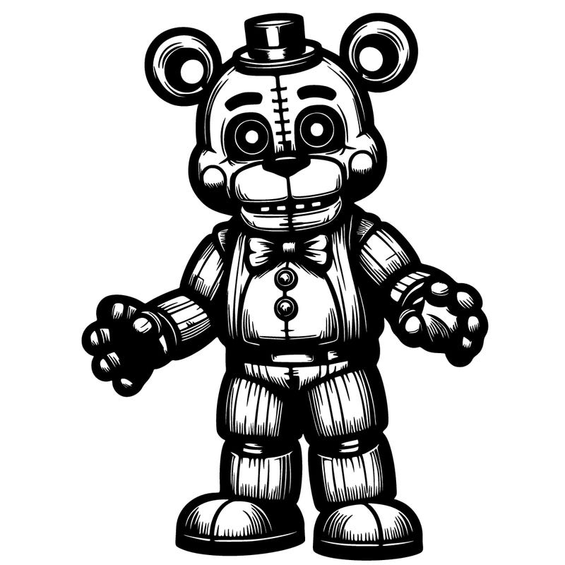 creepy bear animatronic