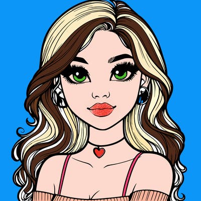 realistic pretty girl