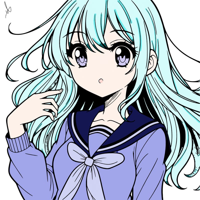 manga character girl