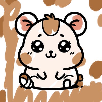 cute hamster
