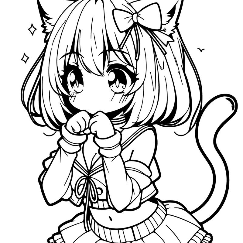 manga cat girl
