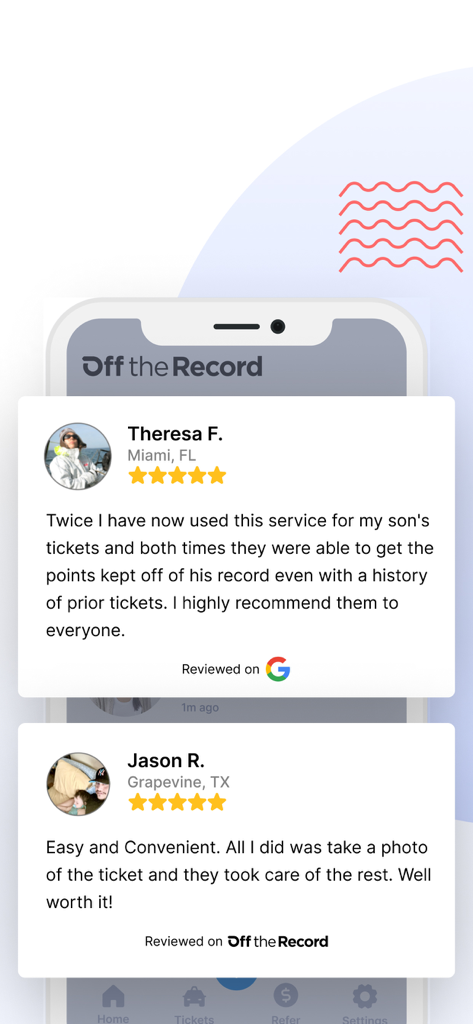 Off The Record: Ticket Lawyer - Off The Record交通違反切符弁護士アプリのユーザーレビューと5つ星の推薦文