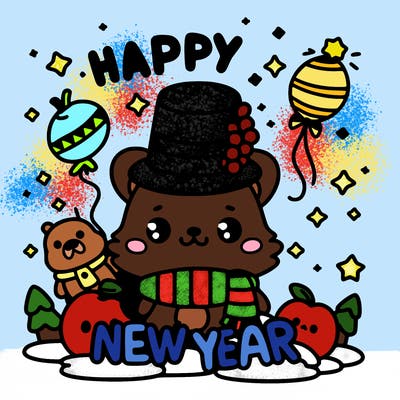 message : happy new year