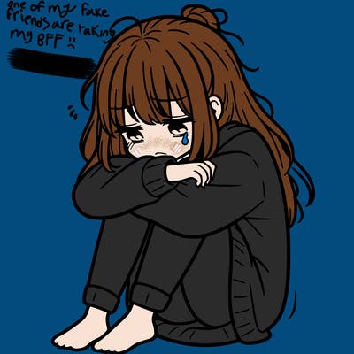 depressed girl
