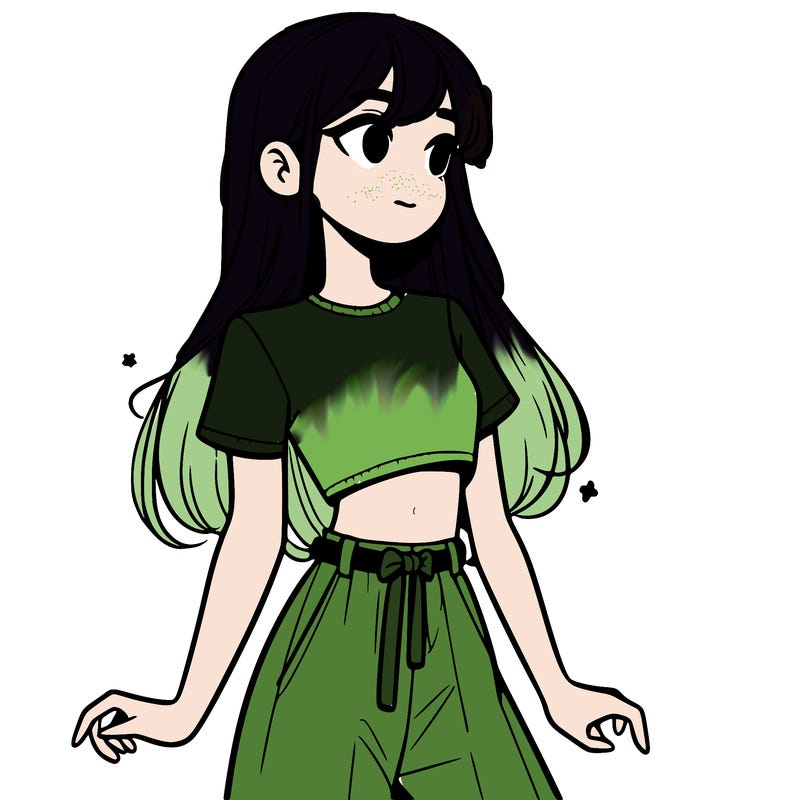 girl in a cute crop top