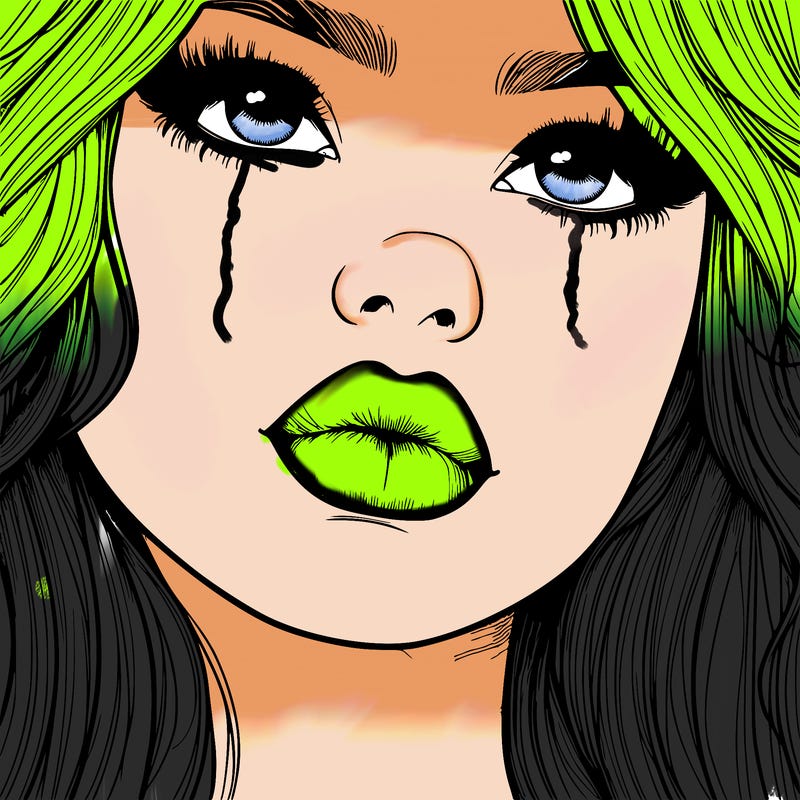 really realistic girl with lips