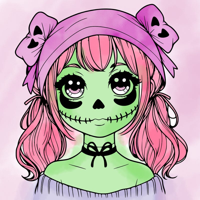 realistic girl halloween