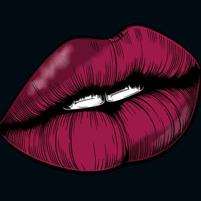 realistic lips