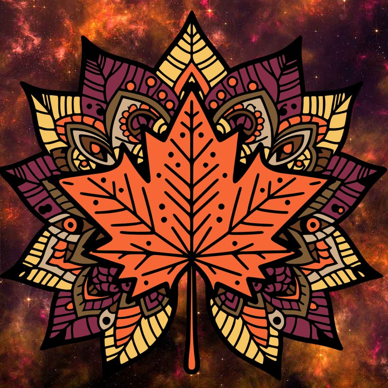 maple leaf mandala