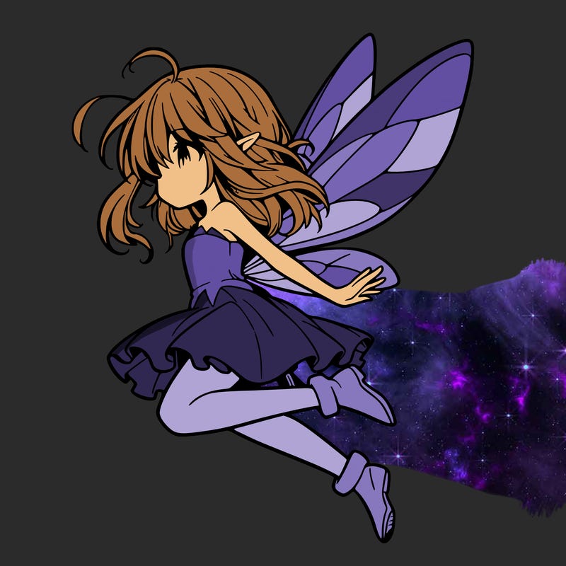 manga fairy flying