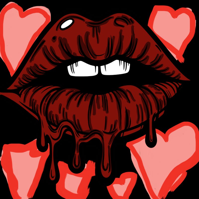 lips that look realistic and drip