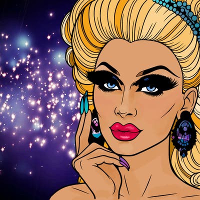 realistic drag queen