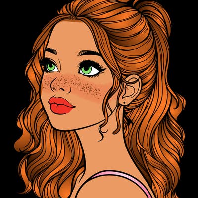 beautiful realistic girl