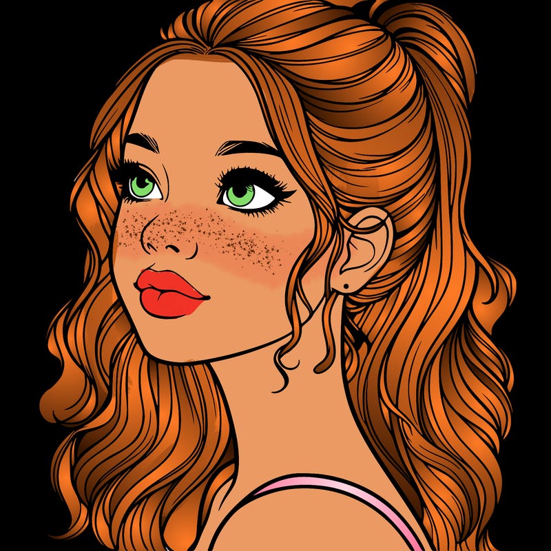 beautiful realistic girl