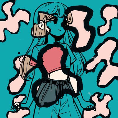 girl in a cute crop top