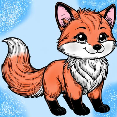 realistic fox
