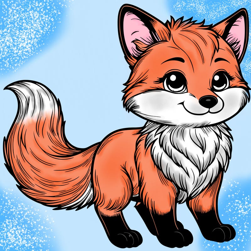 realistic fox