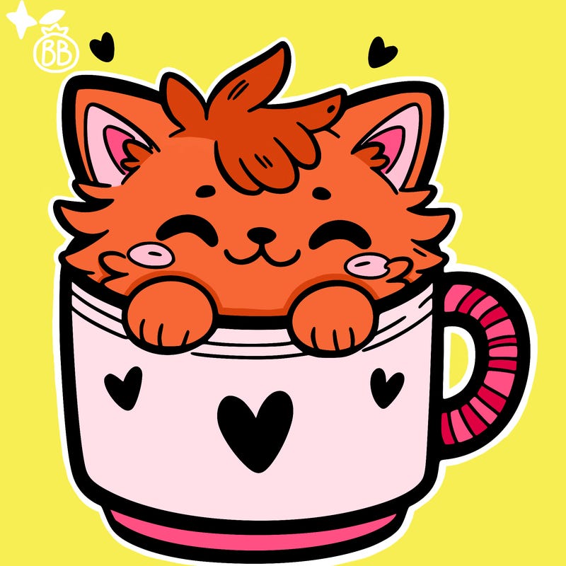 cat in a mug