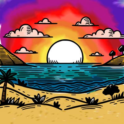 sunset