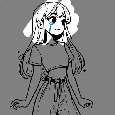 girl in a cute crop top