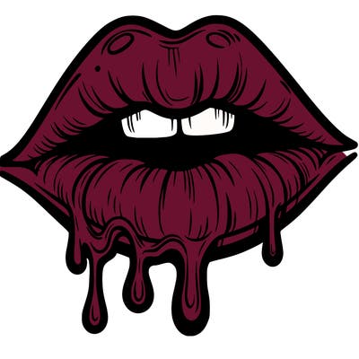 lips that look realistic and drip