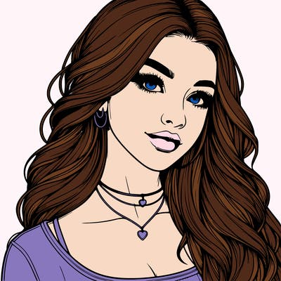 detailed realistic girl