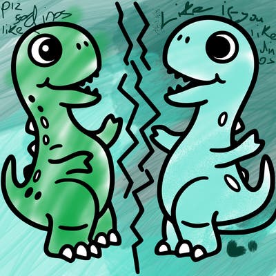 dinosaur split and one split is easy and the other is hard