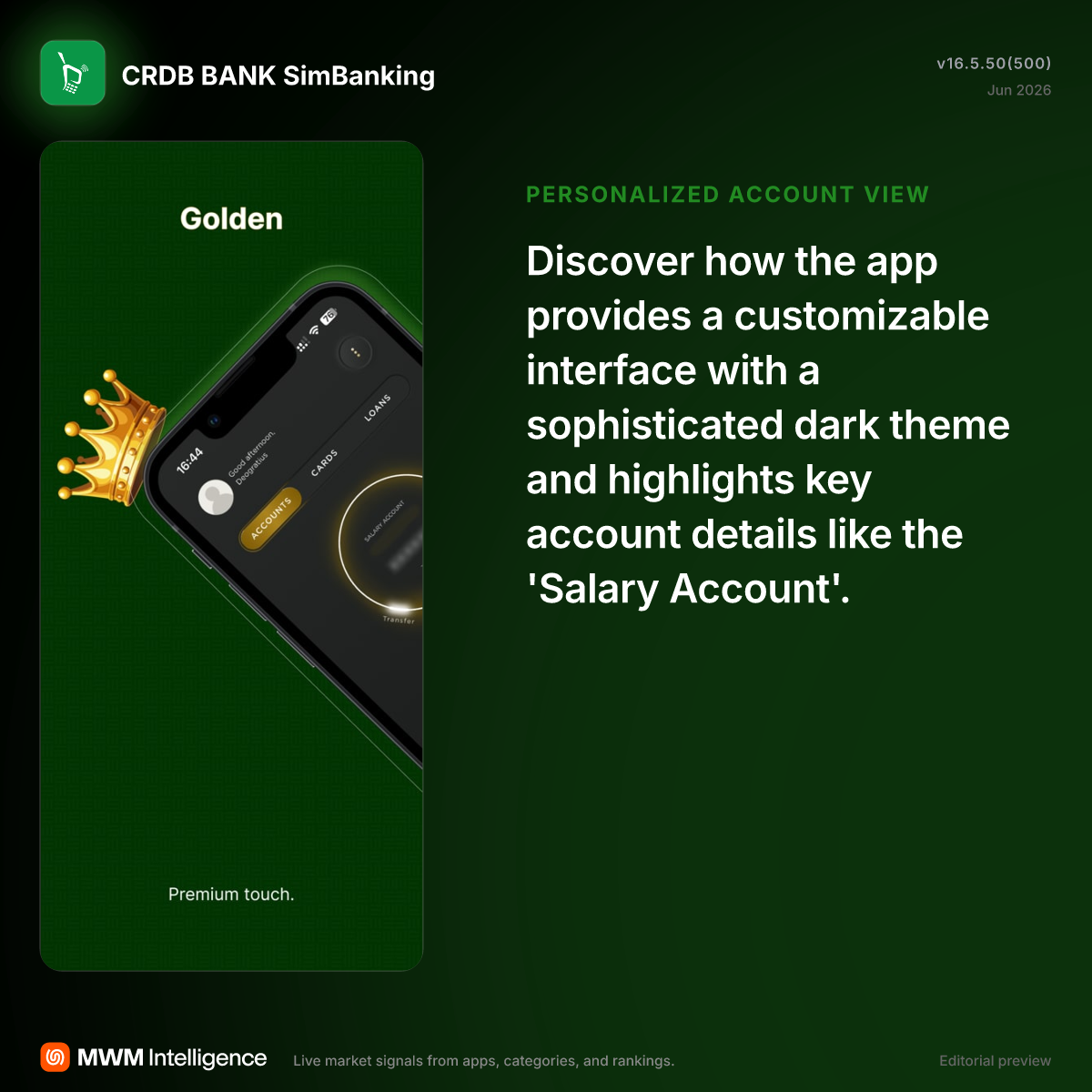 CRDB BANK SimBanking - Finance App | MWM