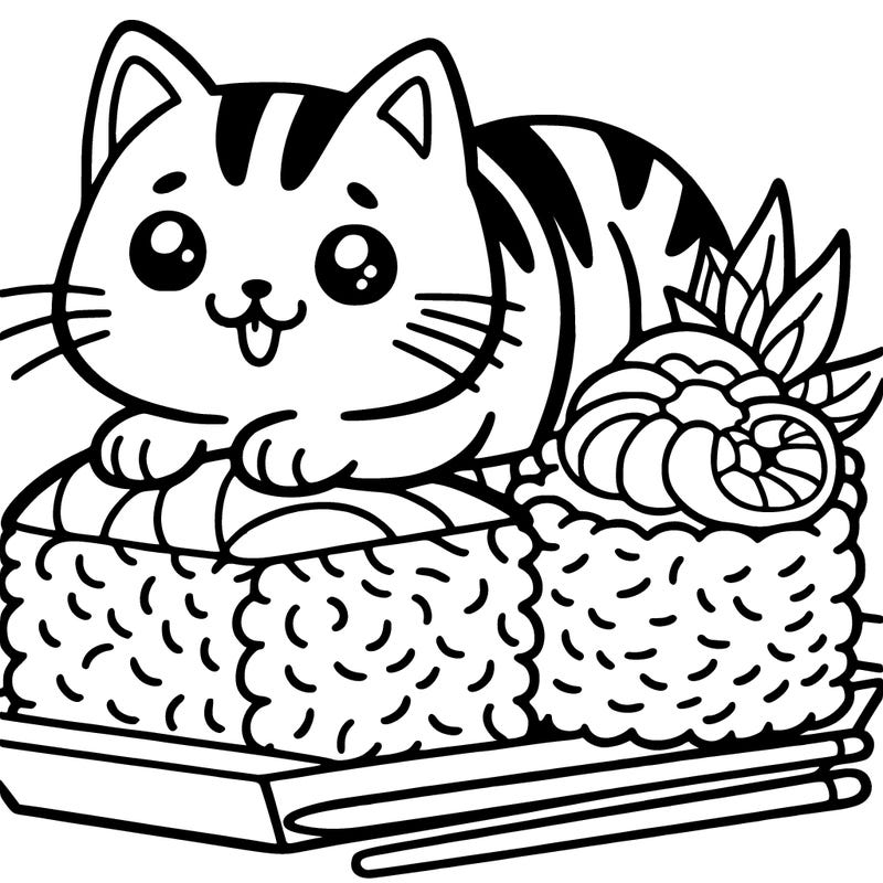 sushi cat