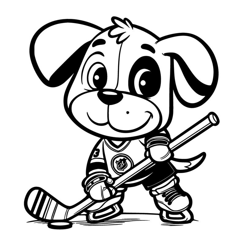 hockey dog