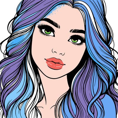 beautiful realistic girl