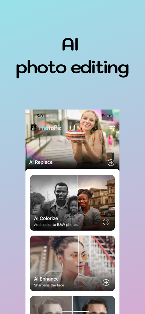 PhotoPic: Face Swap & AI Tools - Photo & Video App | MWM