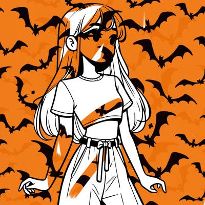 girl in a cute crop top