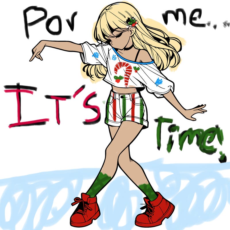 realistic girl danceing