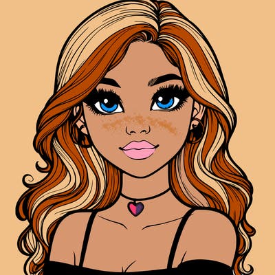 realistic pretty girl