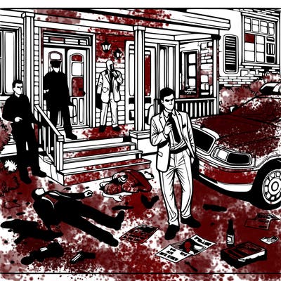 realistic crime scene