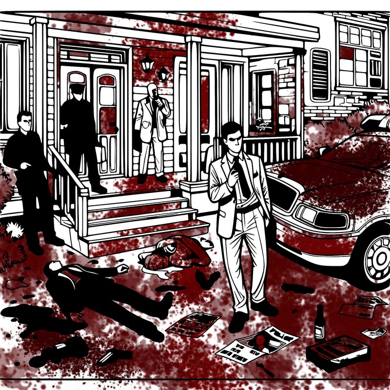 realistic crime scene