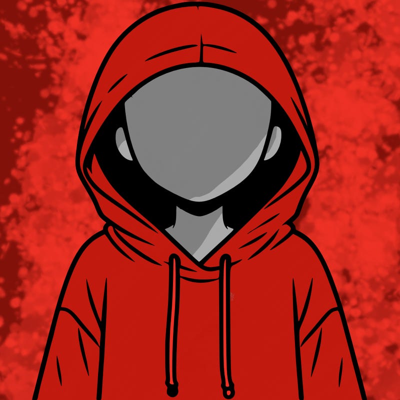 faceless girl in hoodie