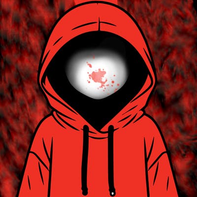 faceless girl in hoodie