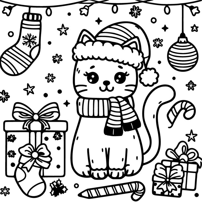 christmas cat