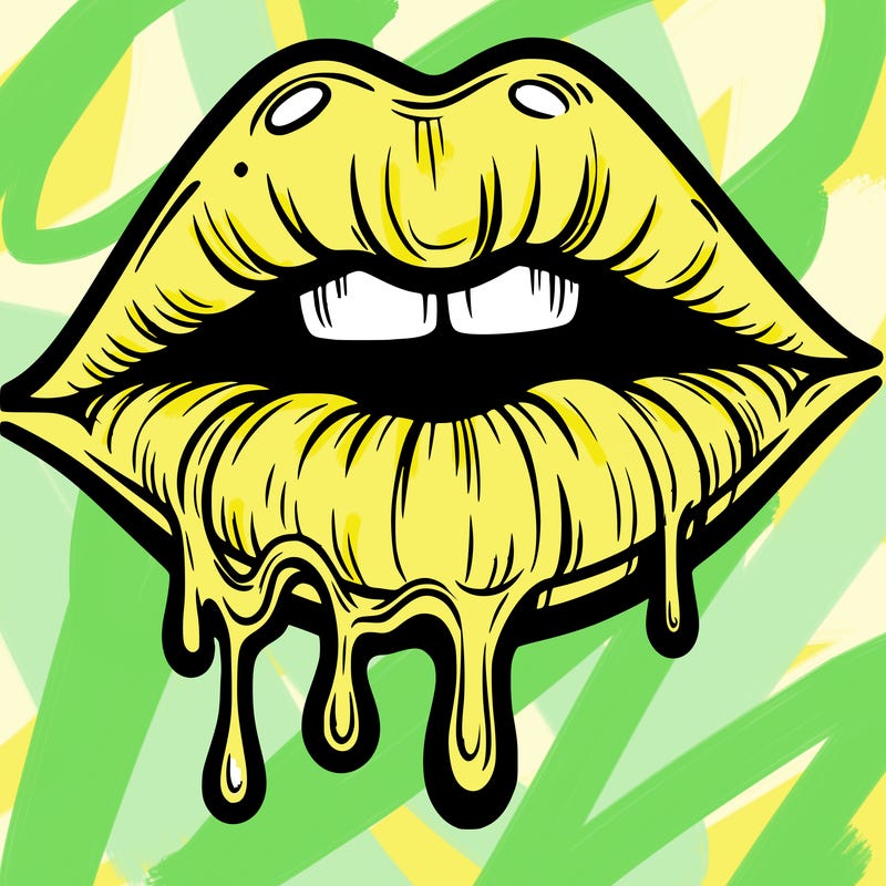 lips that look realistic and drip