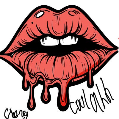lips that look realistic and drip