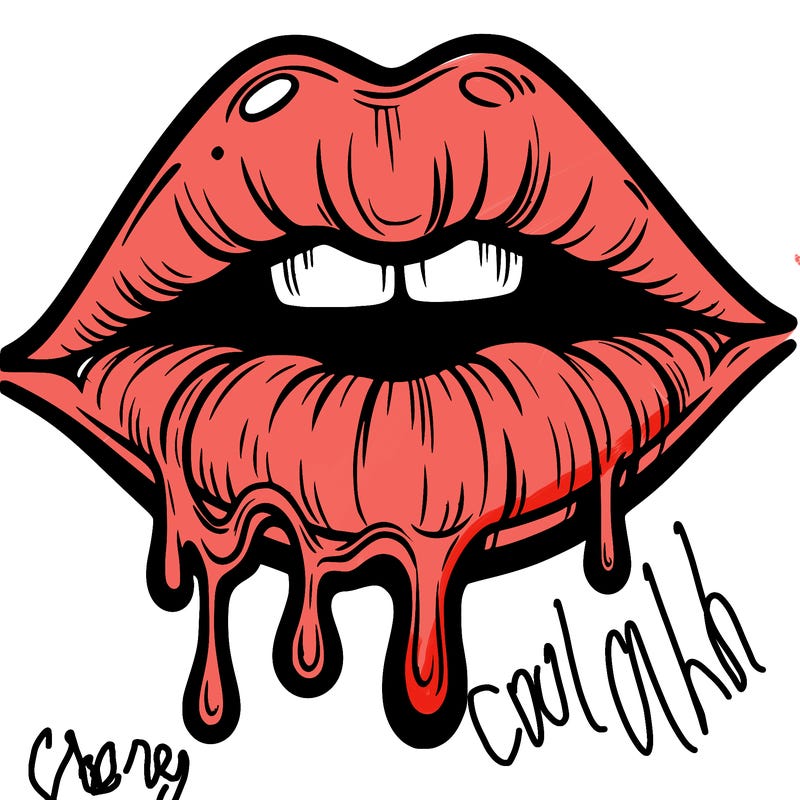 lips that look realistic and drip