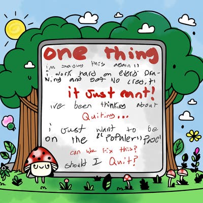 a big blank page