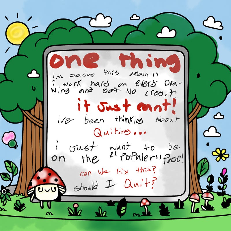 a big blank page
