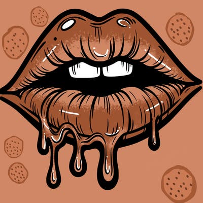 lips that look realistic and drip